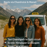 Chandigarh to Spiti Taxi Tour via Chandratal & Manali