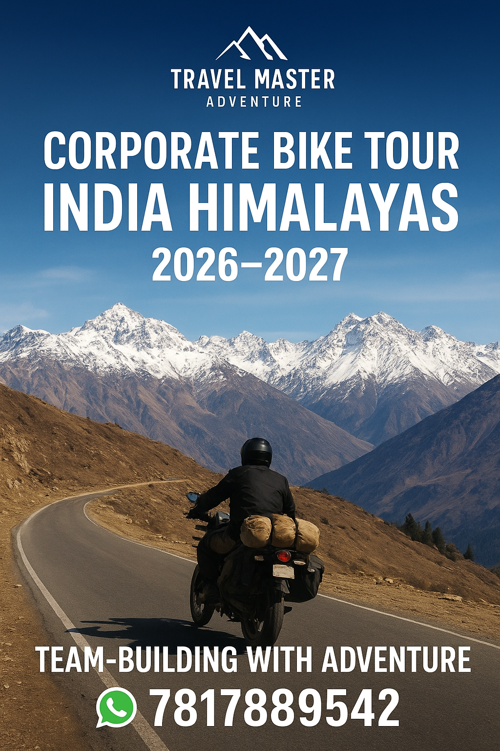 Corporate Bike Tour India Himalayas 2026–2027 – Team-Building with Adventure
