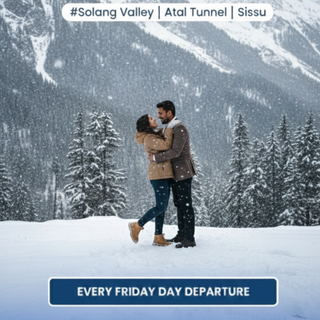 Shimla Manali Honeymoon Package – A Romantic 5-Day Escape