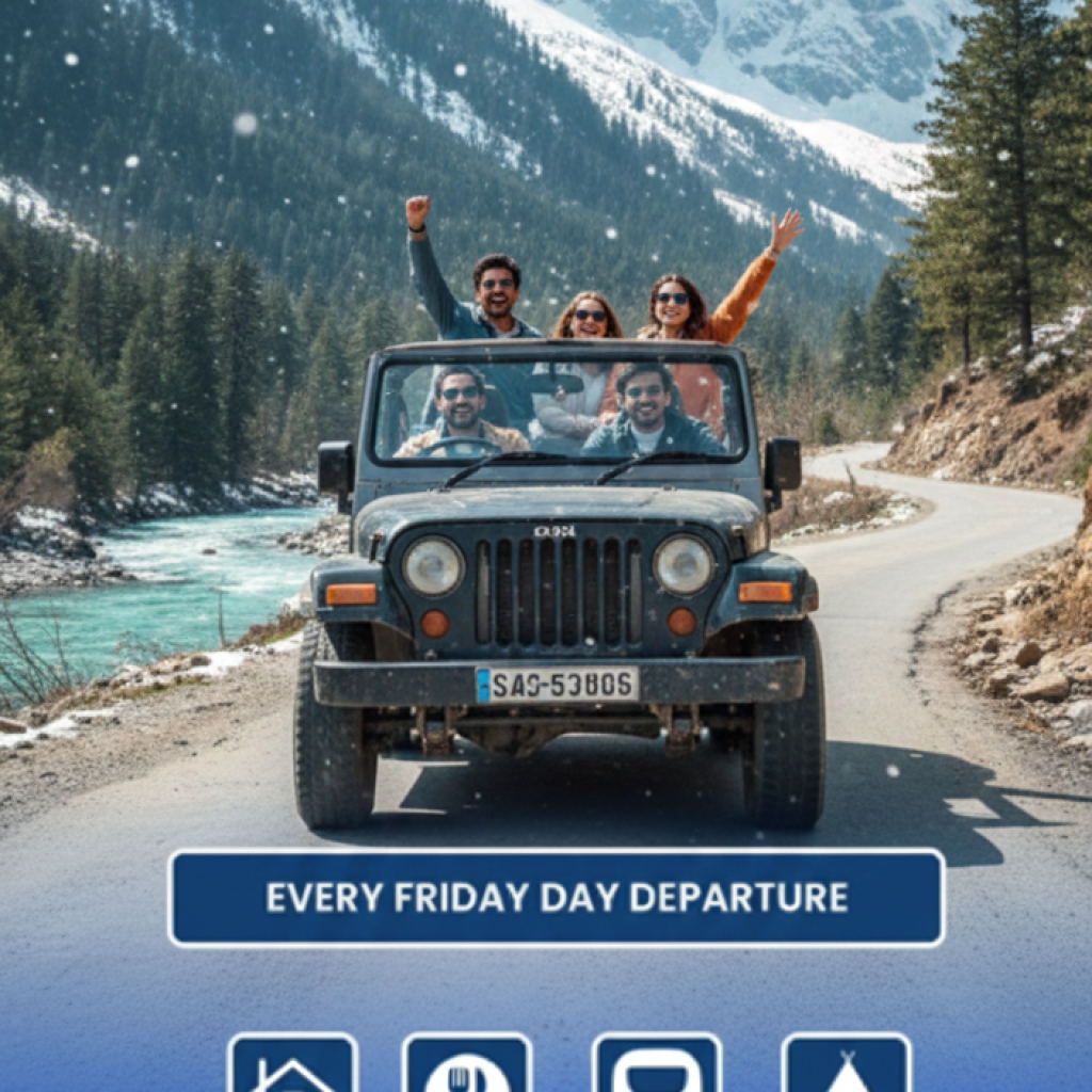 Manali Scooty Tour 3 Nights 4 Days – Offbeat Waterfalls & Scenic Himalayan Routes